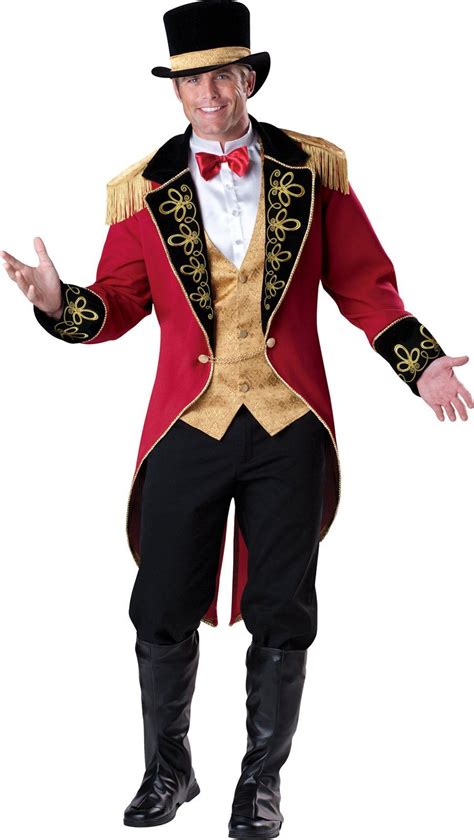 Adult Ring Master Men Deluxe Costume 14899 The Costume Land