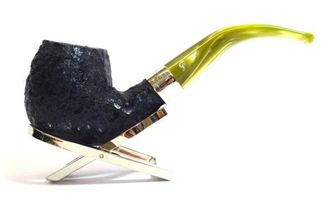 Peterson Atlantic 68 Rustic Blue And Green Bent Fishtail Pipe Pe1263