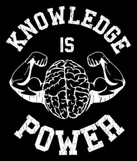 Knowledge Is Power Posters By Oberdoofus Redbubble