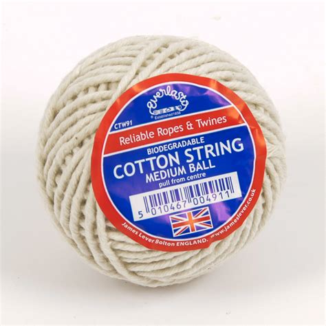 Everlasto Medium Cotton String 2mm X 50g Balls 10 Pack Rope Source