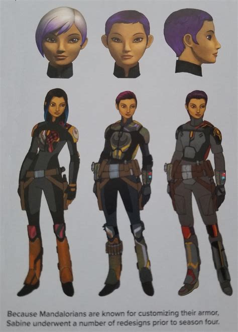 The Art Of Star Wars Rebels Sabine Wren S4 Concept Art Rstarwarsrebels