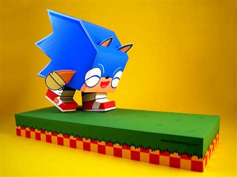 Sonic Diorama Papercraft Papercraft Essentials