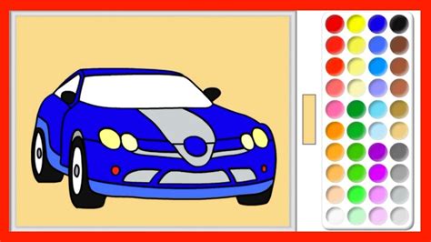 Painting Cars Coloring Games For Kids Painting Games For Children