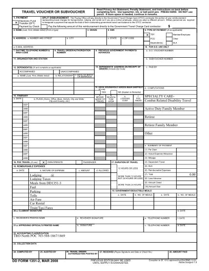 14 Dd Form 1351 2 Example Free To Edit Download And Print Cocodoc