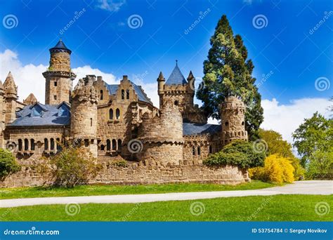 Lowenburg Or Lion Castle View In The Bergpark Stock Photography