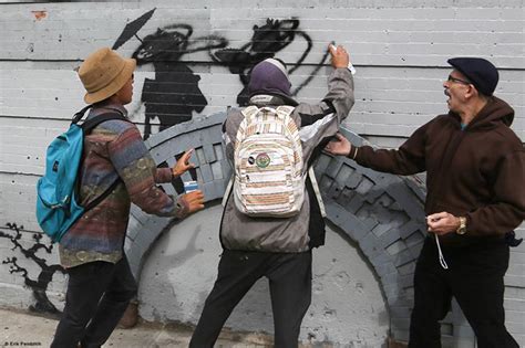 Banksy Park City Vandalism 2 Inhabitat Green Design Innovation