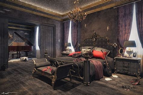 gothic bedroom ideas impressive designs   surprise