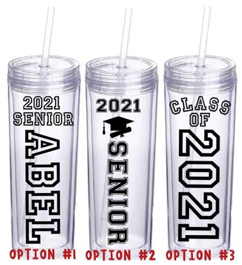 Senior 2022 Tumbler Class Of 2022 Graduation Etsy