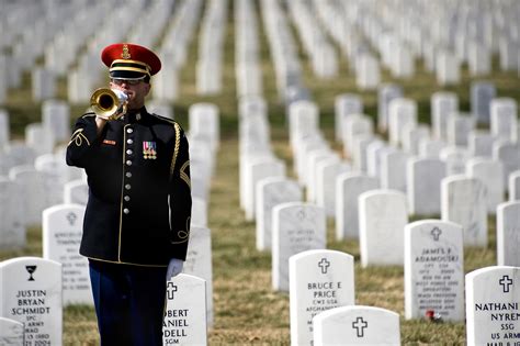 Taps Bugle Army Military Funeral Arlington National Ce Flickr