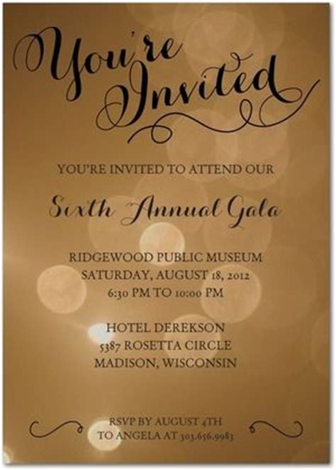 Simply Sparkles - Corporate Event Invitations in Black | Wiley