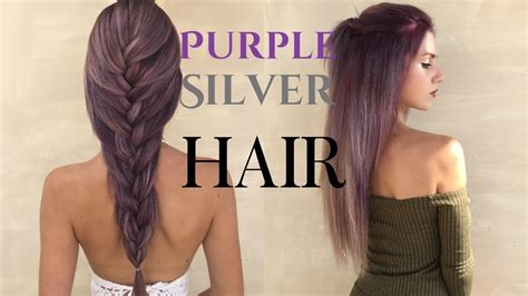 How To Purple Silver Metallic Hair Stella Youtube