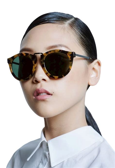 Karen Walker Harvest Hybrid Sunglasses Crazy Tort Eco Friend