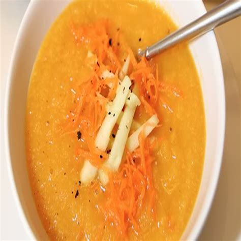 Carrot And Apple Healthy Soup Recipe How To Make ~ Moms Recipes Handbook