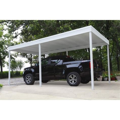 10x15 carport enclosure kit model #10182 protect vehicles with a carport a carport is a great way to protect cars, trucks and motorcycles from weather and sun damage. Arrow 10x20 Steel Carport Kit (CP1020)