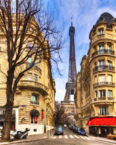 Eiffel Tower And The Streets Of Paris Photograph By Mark E Tisdale