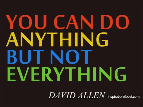 You Can Do Anything But Not Everything Inspiration Boost