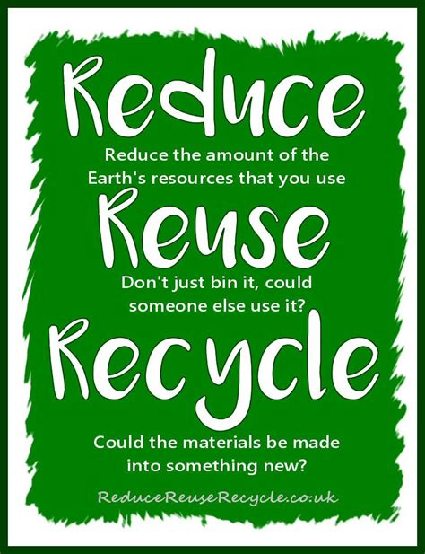 Reduce Reuse Recycle Is Your Green Guide With Information And Advice