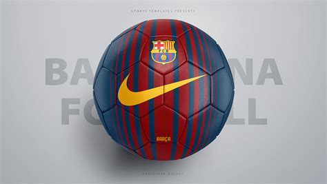 soccer ball football psd mockup template  behance
