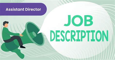 Assistant Director Job Description Career Advice Tips For Job