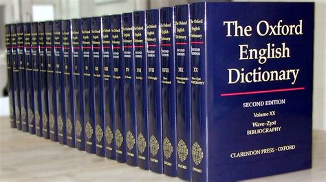 Inside The Oxford English Dictionary More Than Words
