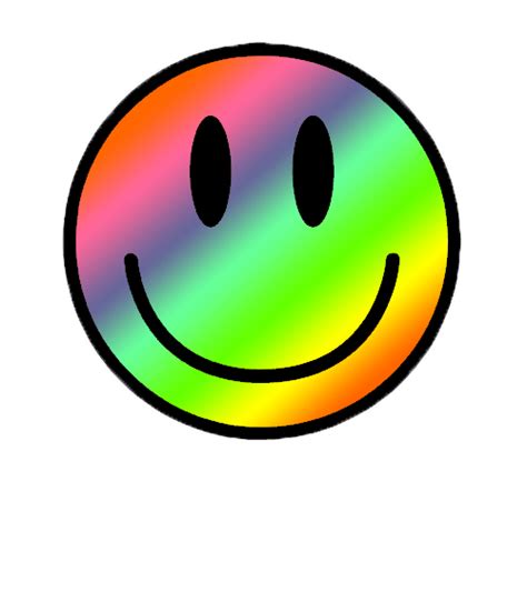 Smiley Face Rainbow Sticker For Ios And Android Giphy