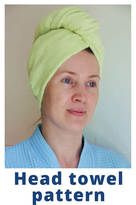 Head Towel Turban Sewing Pattern Tutorial Pdf Etsy In 2021 Hair