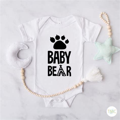 Baby Bear Onesie Baby Onesie Baby Bodysuit Cute Onesie Etsy