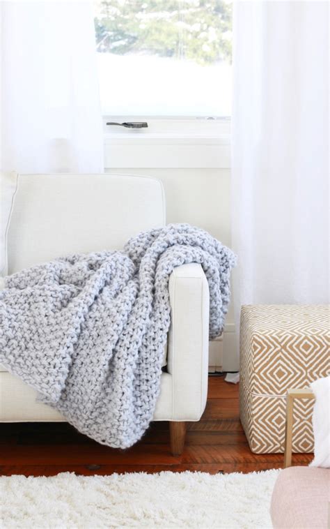 Chunky Wool Knit Blanket Kit How To Make The Most Insanely Beautiful