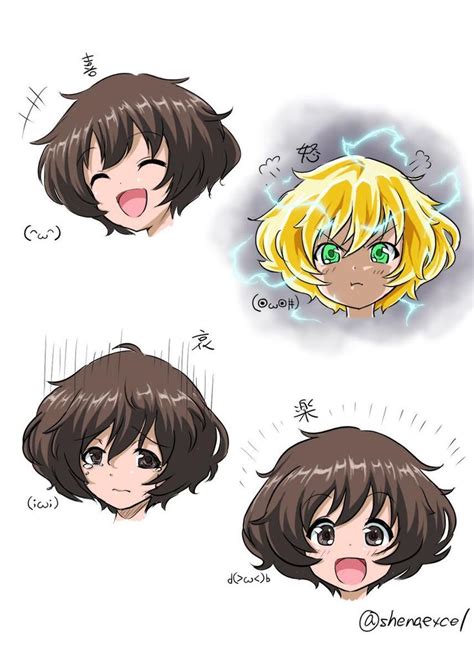 Safebooru 1girl D T 3 Akiyama Yukari Alternate Hair Color