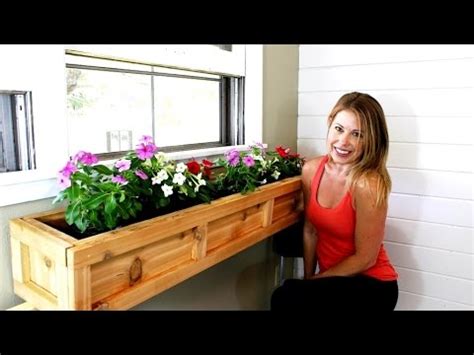 Flower planter box building pictures instructions and plan. The $20 Window Planter Box - Easy DIY Project - YouTube