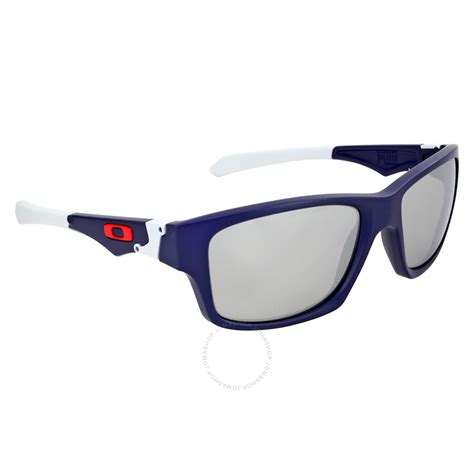 Oakley Jupiter Squared Sunglasses Matte Navy Chrome Oakley Sunglasses Jomashop