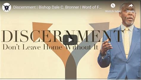 Bishop Dale Bronner Sermon Discernment June 21 2020 Naijapage