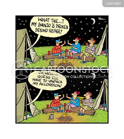 Camping Out Cartoons And Comics Funny Pictures From Cartoonstock