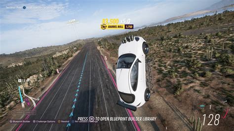 Forza Horizon How To Gain Unlimited Skill Points With Barrel Rolls