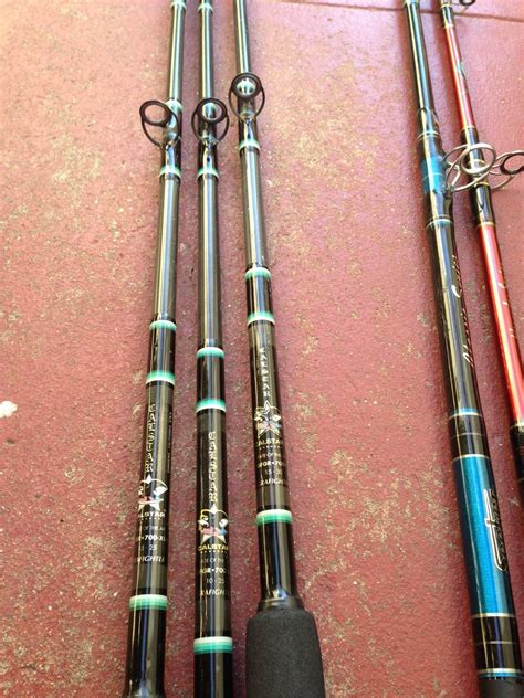 Various Saltwater Fishing Rods For Sale Calstar 700xlh Xl L Seeker