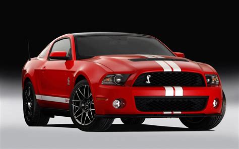 2011 Ford Mustang Shelby Gt500 Front View Hd Desktop Wallpaper