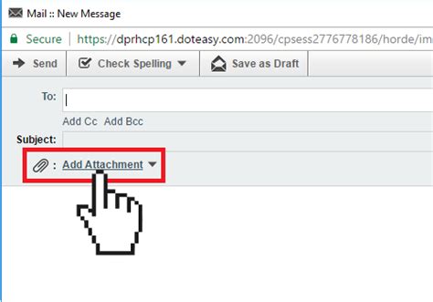 For each file you want to attach to your email, click on one of these buttons and browse for the file you wish to send. Sending emails with attachments (cPanel webmail) | Doteasy ...