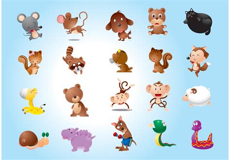 Animal Characters Vectors Download Free Vector Art Stock Graphics