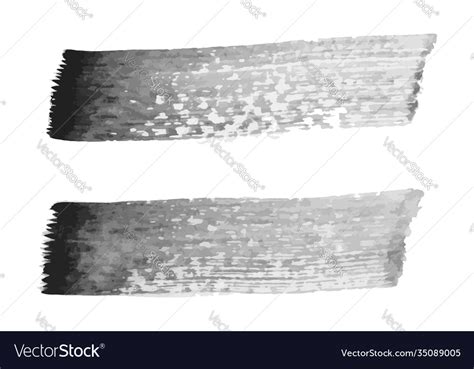Black Color Watercolor Handdrawing Texture Vector Image