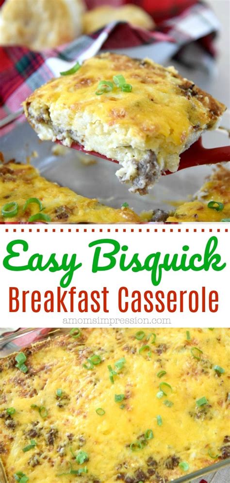 Easy Bisquick Breakfast Casserole Recipe With Video