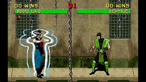 Mortal Kombat Ii Moves Kung Lao Whirlwind Spin Youtube