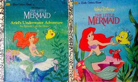 Disney S The Little Mermaid Little Golden Book Set The Little Mermaid Little Golden Books
