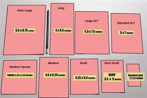 Browse through our greeting card sizes collection to know the exact dimensions. --ZAZZLE+INVITES+SIZE+COMPARISON+2.jpg (640×426) | Wedding ...