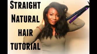 Keeping your hair safe while using flat iron. Flat Iron Natural Hair Tutorial + Trim | 5+ Years Natural ...