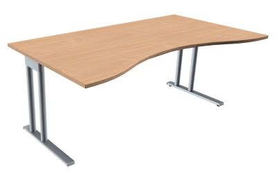 Der schreibtisch sollte eine optimale höhe haben, damit das arbeiten gesund und ergonomisch ist. Schreibtisch TEN Ergo 180 cm - vh-büromöbel