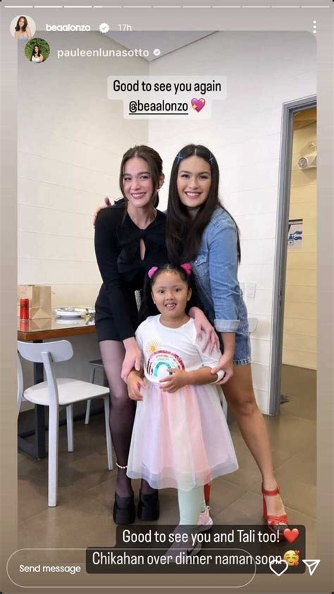 Bea Alonzo Hangs Out With Pauleen Luna And Her Daughter Tali Sotto Backstage Kami Ph