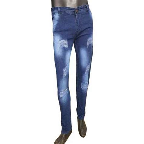 Genoxy Faded And Ripped Mens Rough Jeans Waist Size 28 36 Inch At Rs 250piece In Delhi