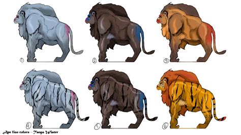 Artstation Lion Gorilla Creature Mix