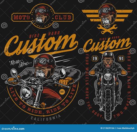 Motorcycle Badges Bikers Club Emblems Motorbike Custom Repair And