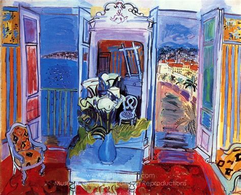 Raoul Dufy Interior With Open Windows Painting Reproductions Save 50